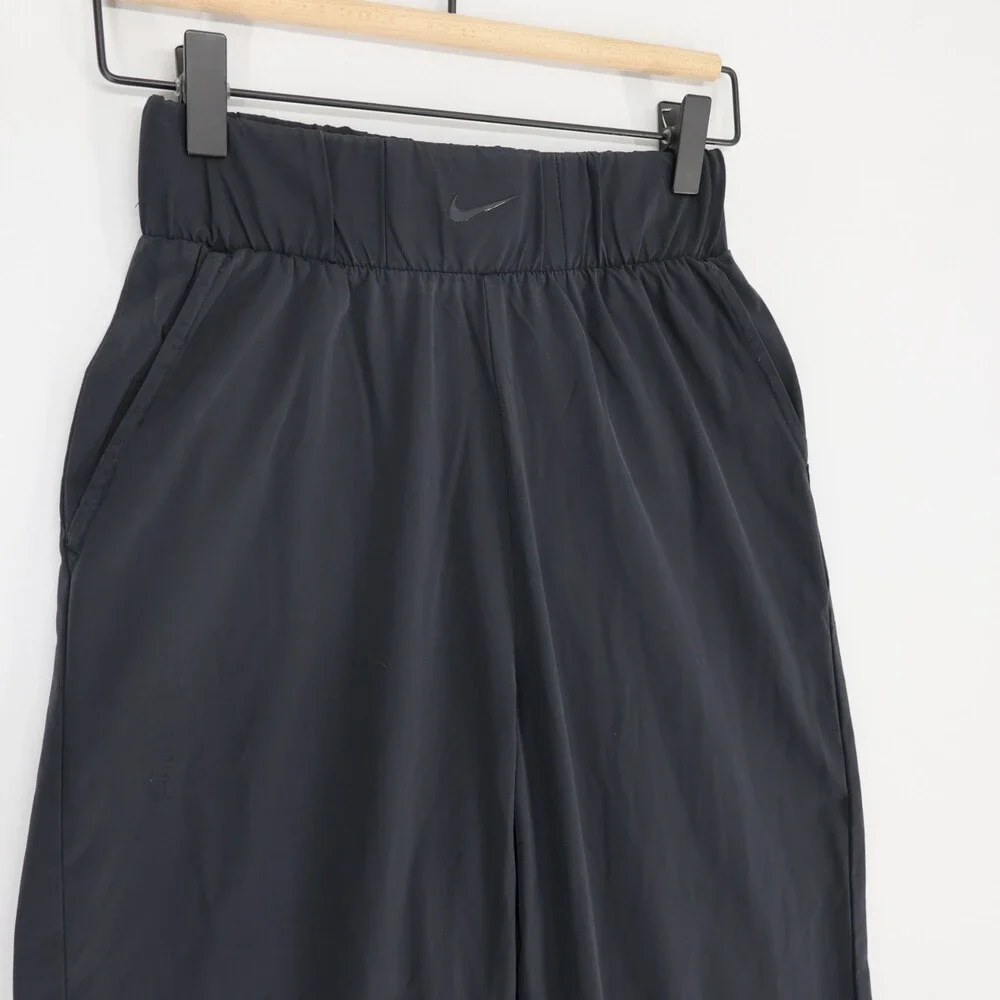 Nike Bliss Lux Pants Womens S Black Dri Fit Slim Athletic Joggers Workout